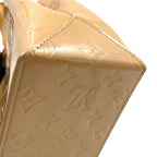 Louis Vuitton Reed PM Monogram Vernis Noisette Leather Enamel Beige Light Brown — view 7