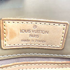 Louis Vuitton Reed PM Monogram Vernis Noisette Leather Enamel Beige Light Brown — view 4