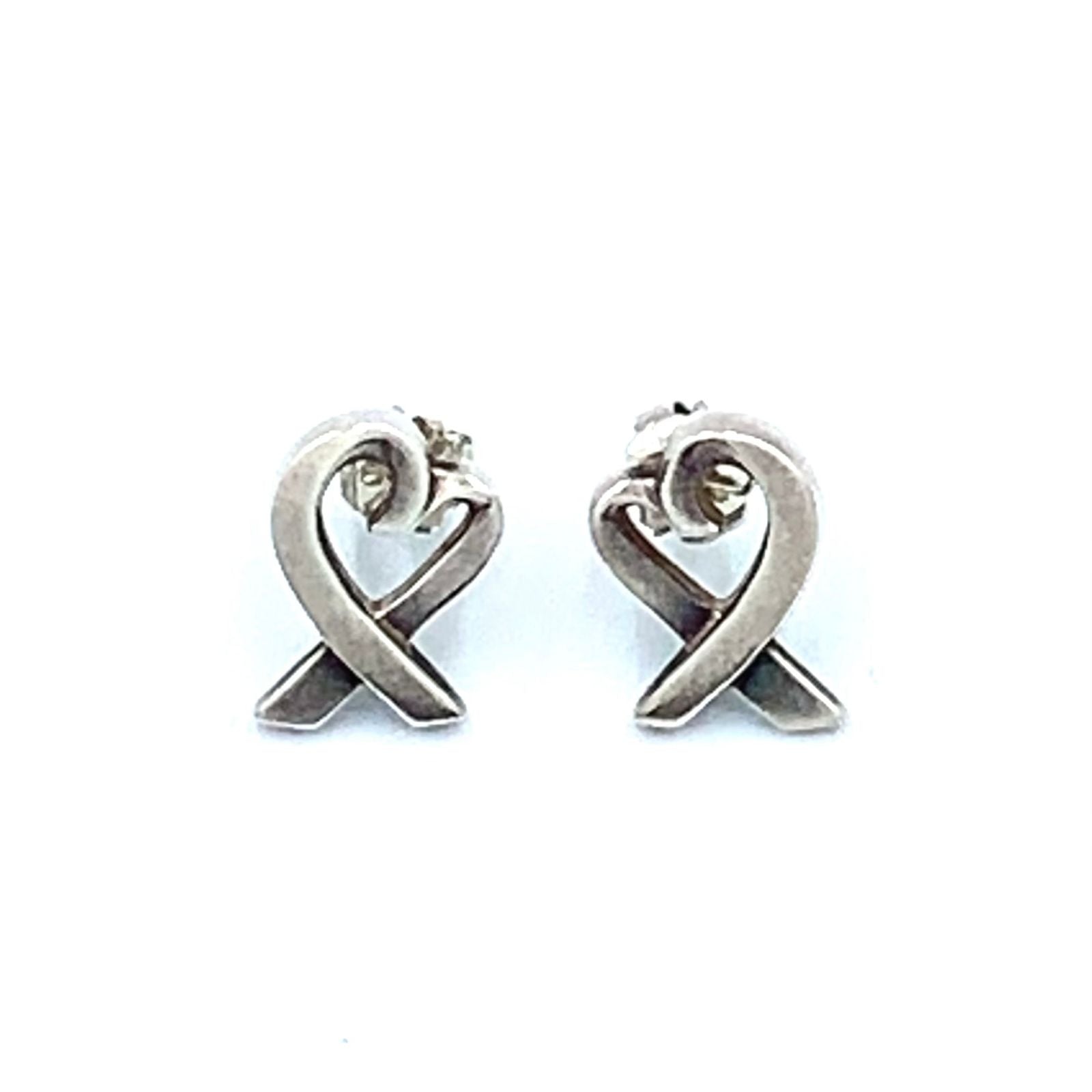 Tiffany & Co Loving Silver Earrings — view 5