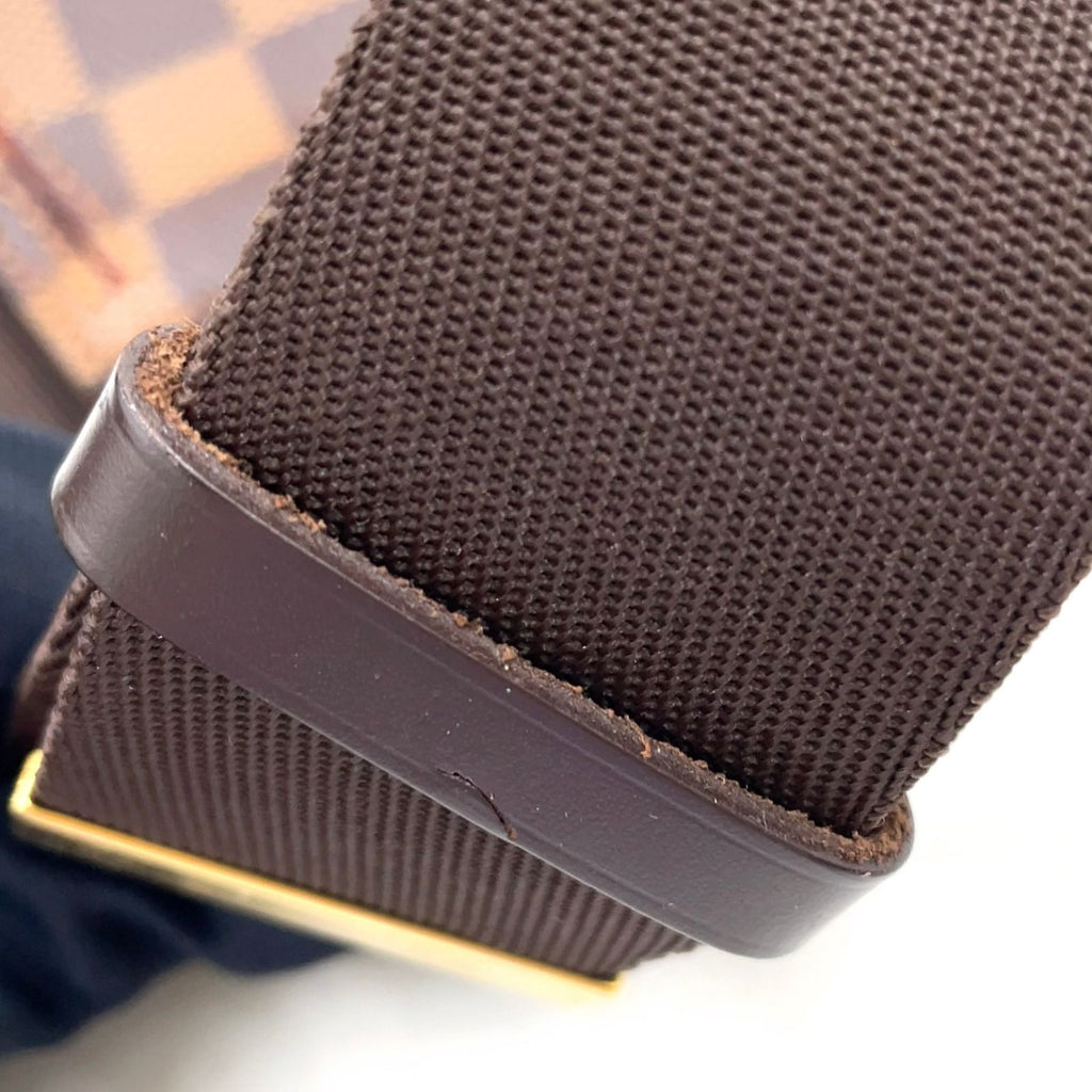 Louis Vuitton Damier Geronimos Brown Belt Bag Gold — view 9