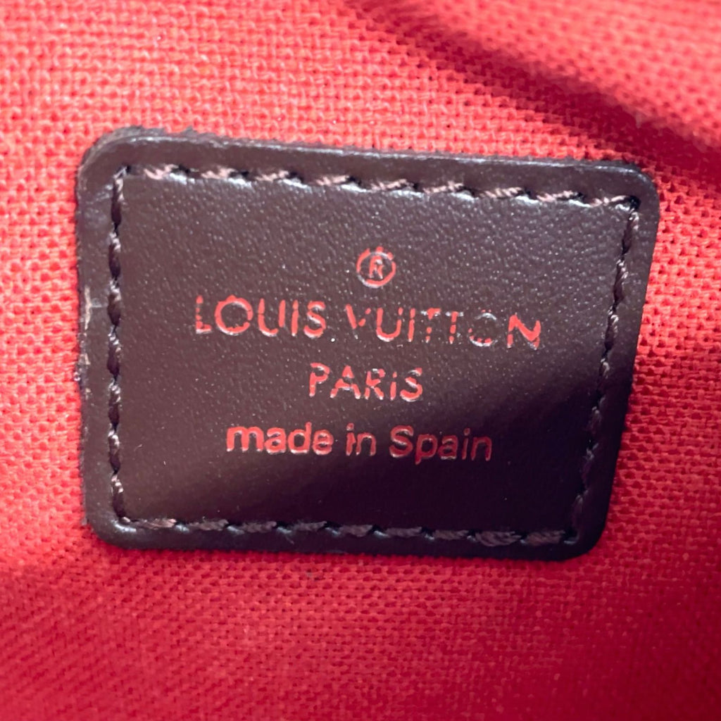Louis Vuitton Damier Geronimos Brown Belt Bag Gold — view 4