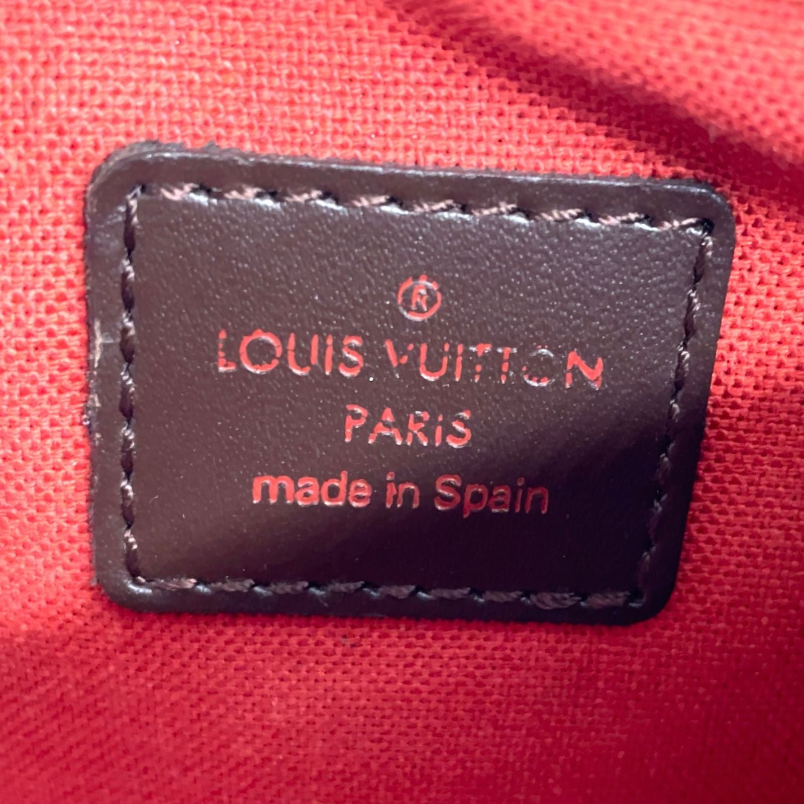 Louis Vuitton Damier Geronimos Brown Belt Bag Gold — view 4