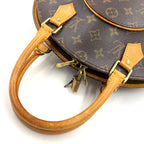 Louis Vuitton Ellipse PM Monogram Leather Brown Handbag Gold — view 9