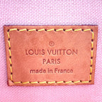 Louis Vuitton Jena PM Damier Azur Leather White Light Brown Tote Gold — view 4