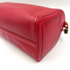 Louis Vuitton Speedy 30 Epi Castilian Red Leather Handbag Gold — view 9