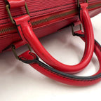 Louis Vuitton Speedy 30 Epi Castilian Red Leather Handbag Gold — view 6