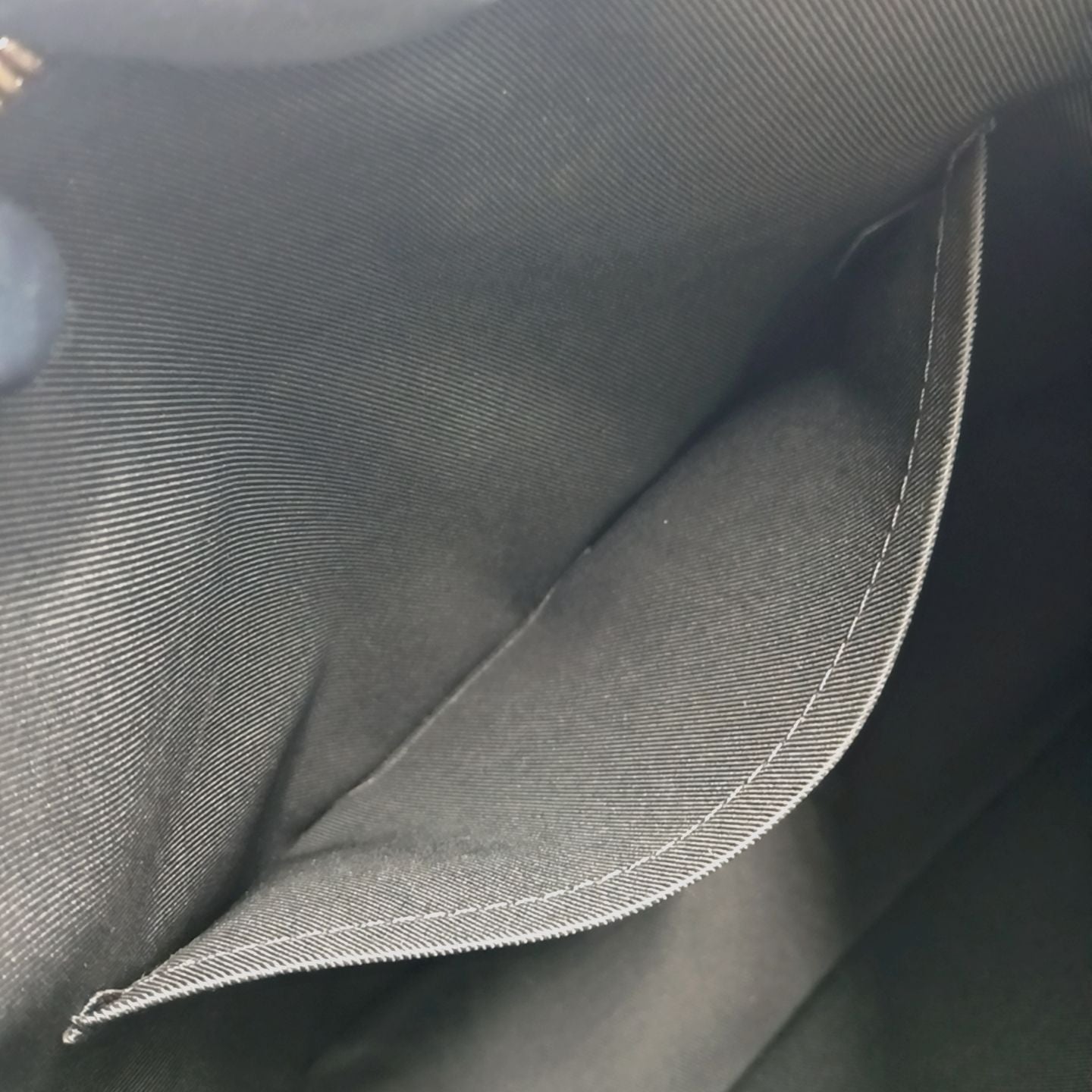 Louis Vuitton Odeon NM Monogram Noir Leather Brown Black Shoulder Bag Gold — view 5
