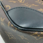 Louis Vuitton Odeon NM Monogram Noir Leather Brown Black Shoulder Bag Gold — view 8