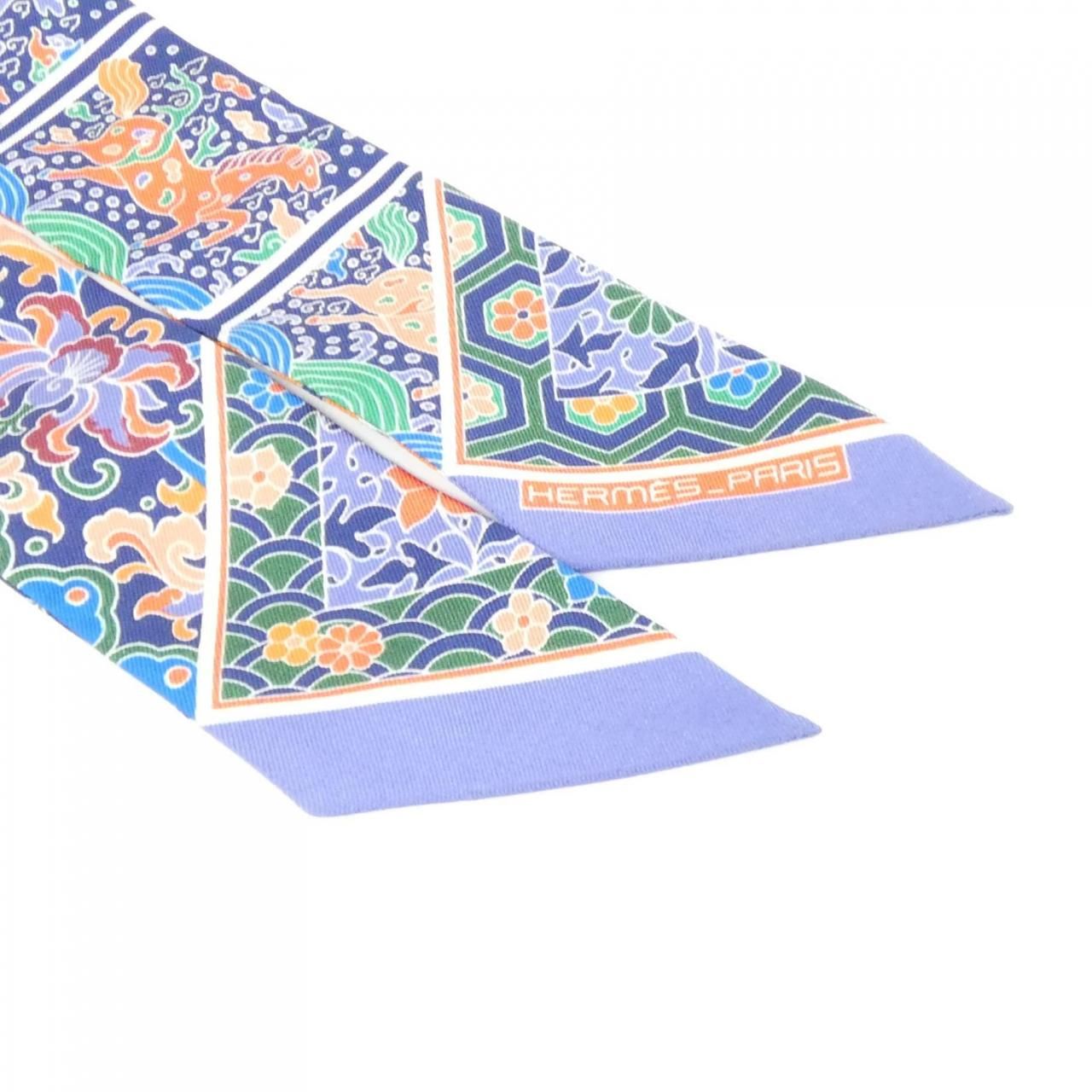 Hermes Collections Imperiales Twilly Scarf — view 2