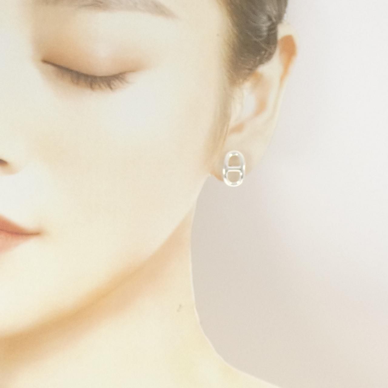 Hermes Chaine D'ancre Earrings — view 4