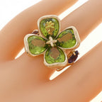 Chanel Peridot Ring Gold — view 5