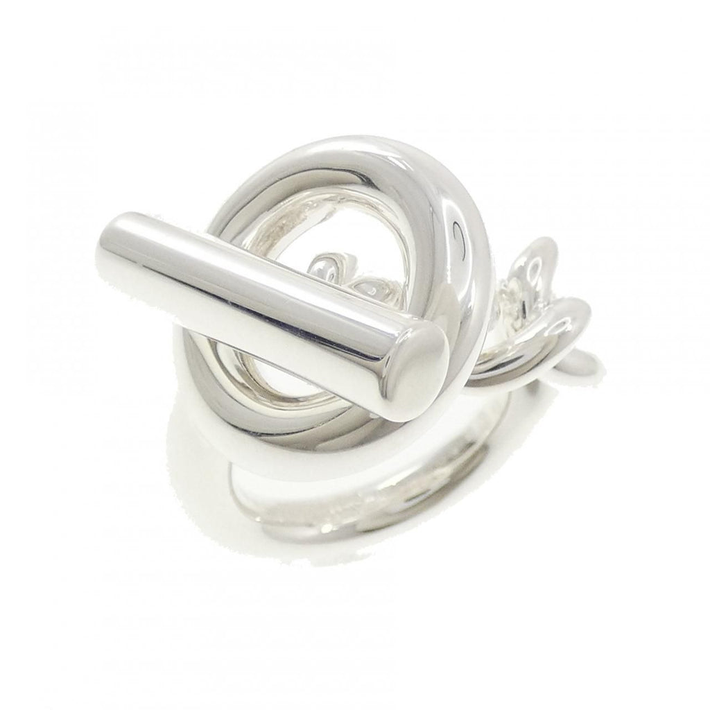 Hermes Croisette Ring Silver