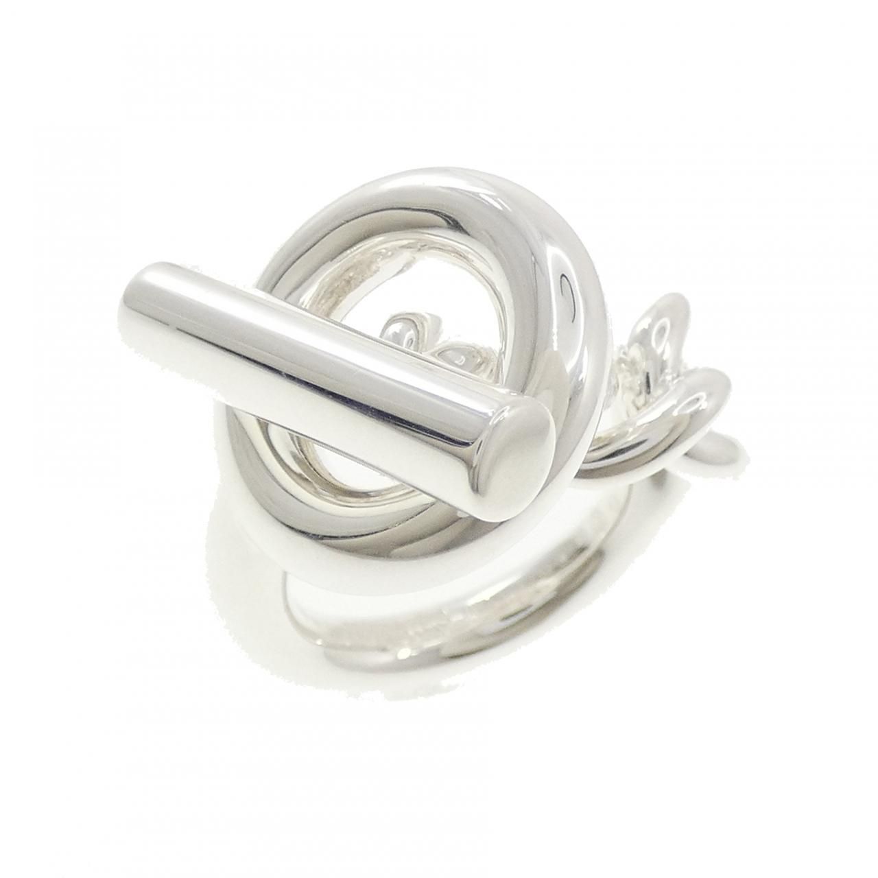 Hermes Croisette Ring Silver