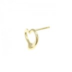 Tiffany & Co Open Heart Mini Earrings Single — view 2