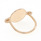 Hermes Exlibris Ring Gold — view 3