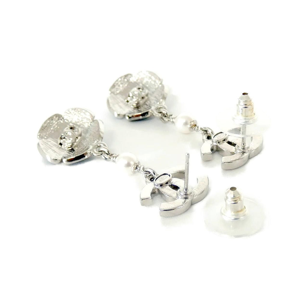 Chanel Earrings Silver — view 3