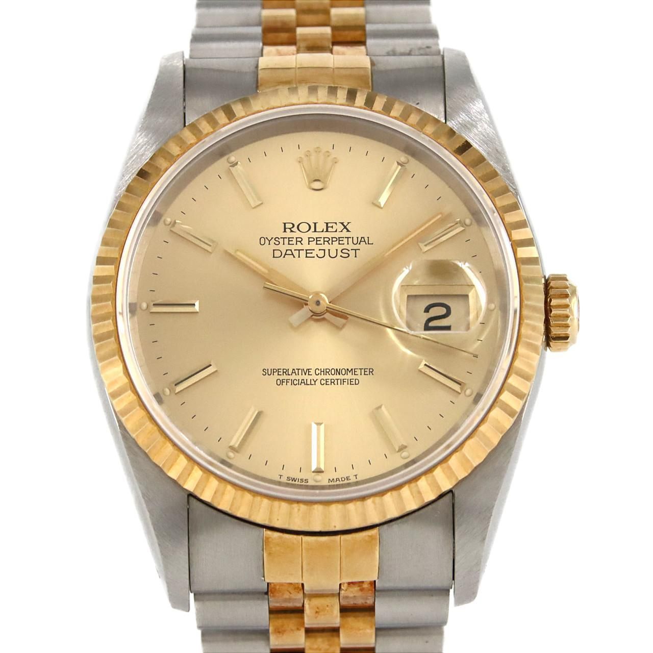 Rolex Datejust Automatic Winding Number Watch