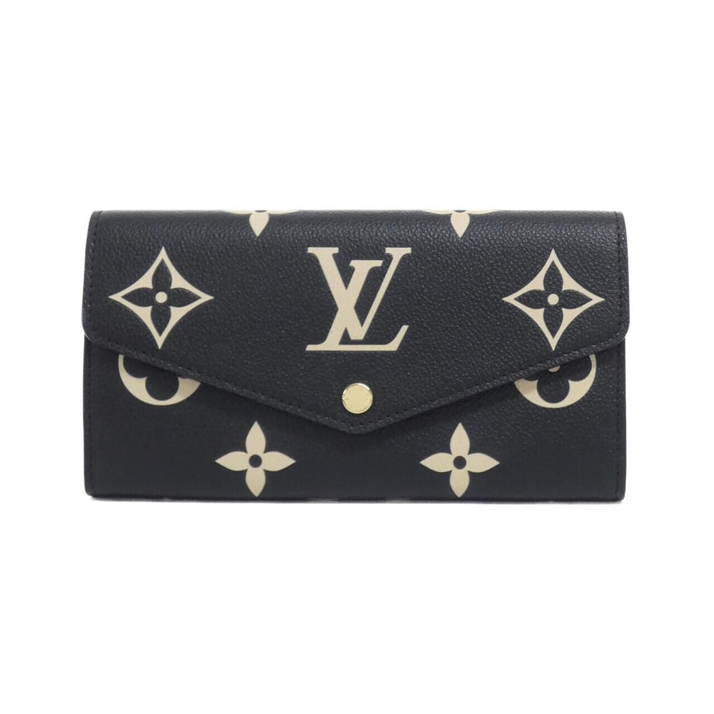 Louis Vuitton Bicolor Monogram Empreinte Portefeuille Sarah Wallet