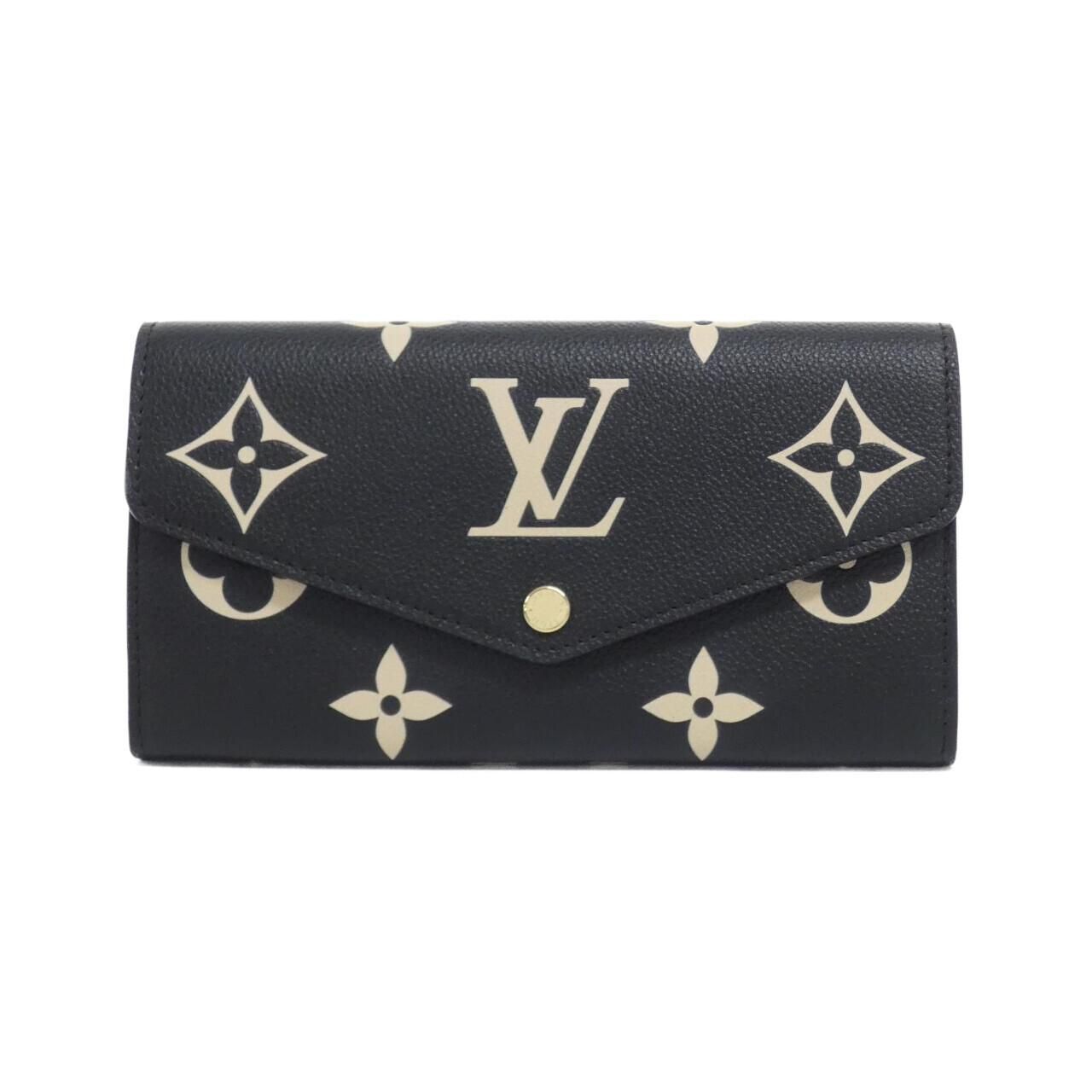 Louis Vuitton Bicolor Monogram Empreinte Portefeuille Sarah Wallet