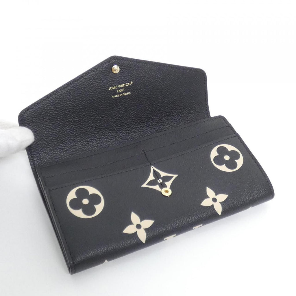 Louis Vuitton Bicolor Monogram Empreinte Portefeuille Sarah Wallet — view 5