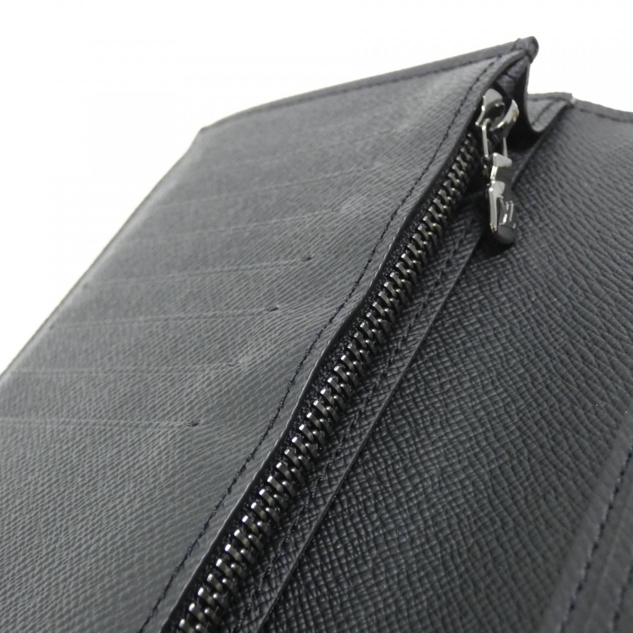 Louis Vuitton Monogram Eclipse Portefeuille Brazza Wallet — view 4