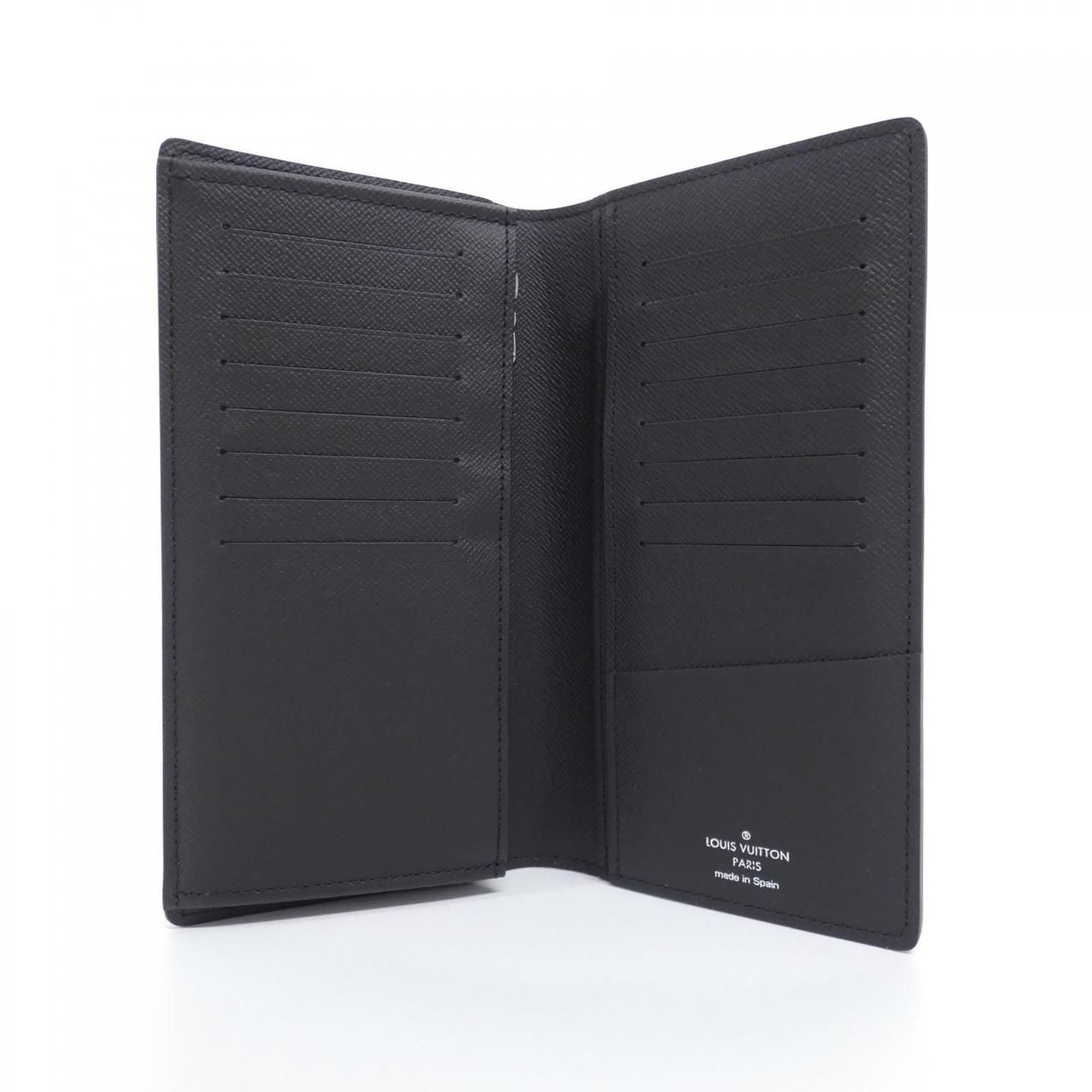Louis Vuitton Monogram Eclipse Portefeuille Brazza Wallet — view 2