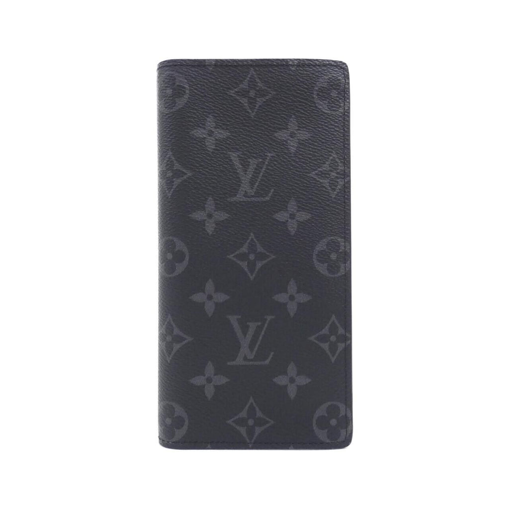 Louis Vuitton Monogram Eclipse Portefeuille Brazza Wallet