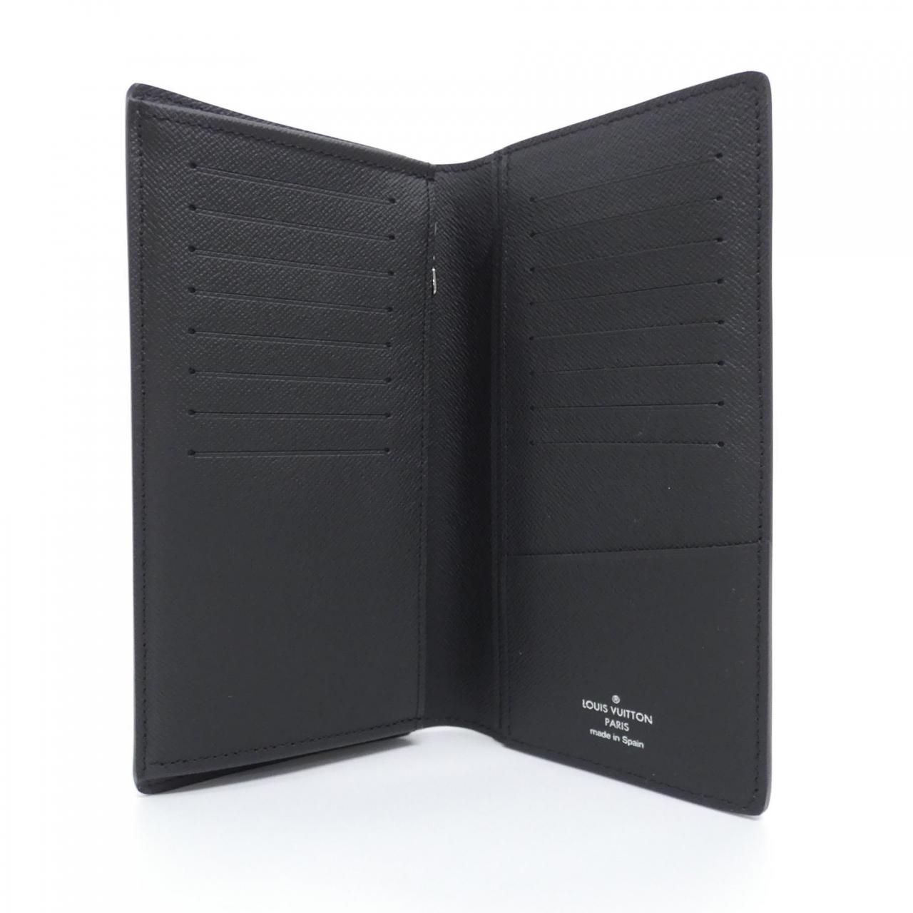 Louis Vuitton Monogram Eclipse Portefeuille Brazza Wallet — view 3