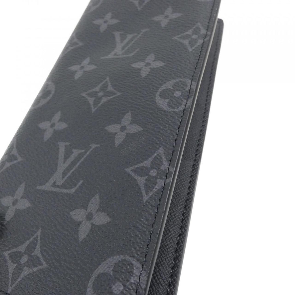 Louis Vuitton Monogram Eclipse Portefeuille Brazza Wallet — view 2