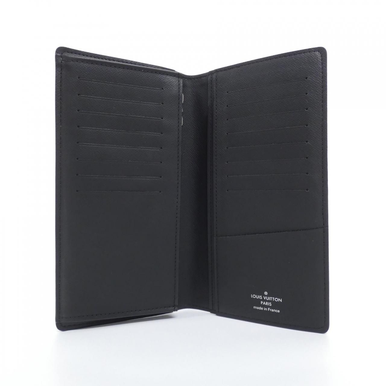 Louis Vuitton Monogram Eclipse Portefeuille Brazza Wallet — view 2