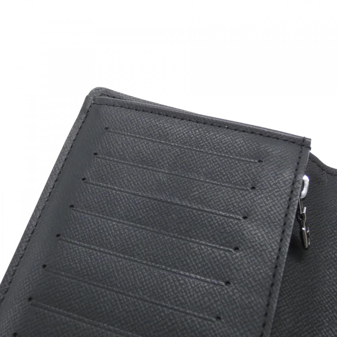 Louis Vuitton Monogram Eclipse Portefeuille Brazza Wallet — view 4