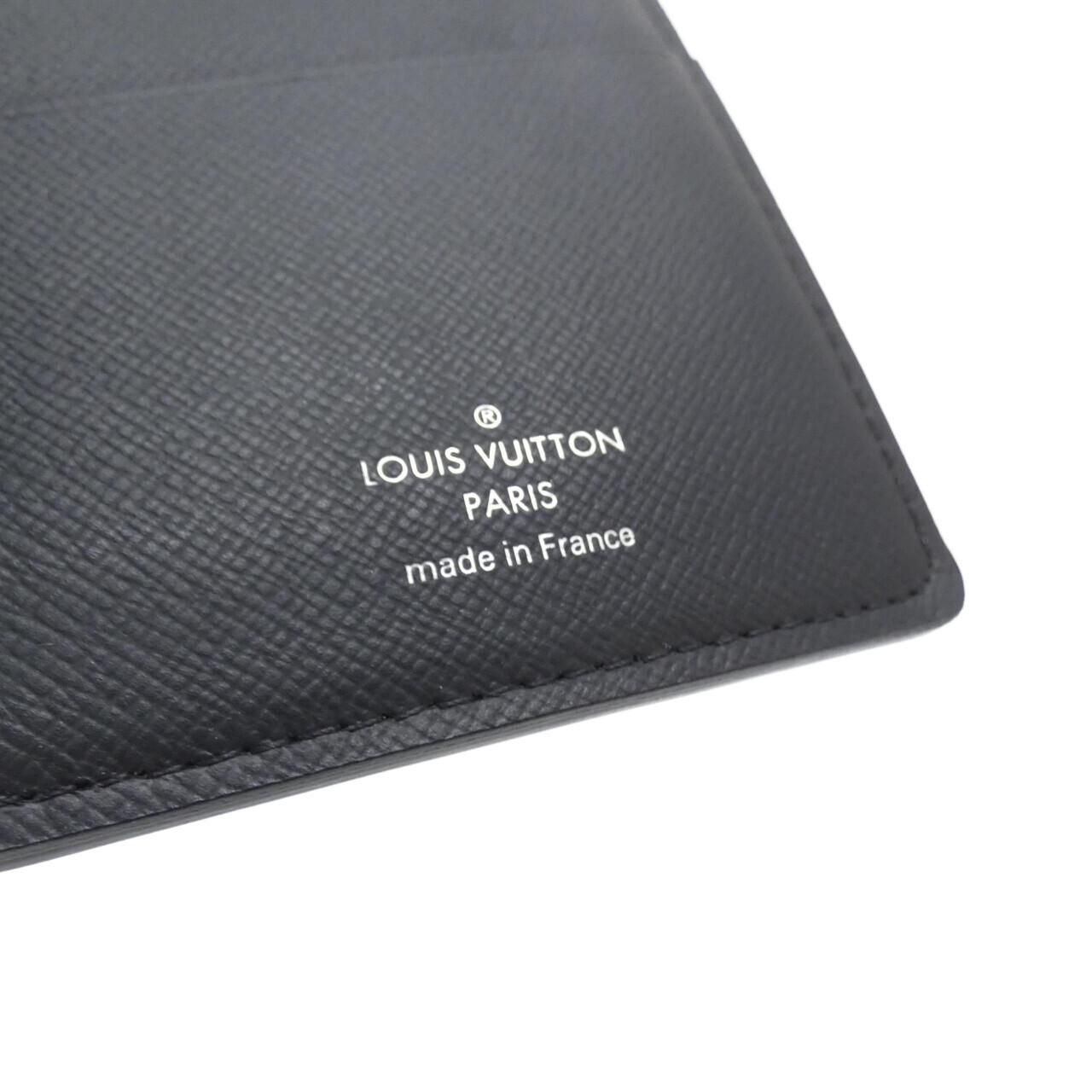 Louis Vuitton Monogram Eclipse Portefeuille Brazza Wallet — view 3