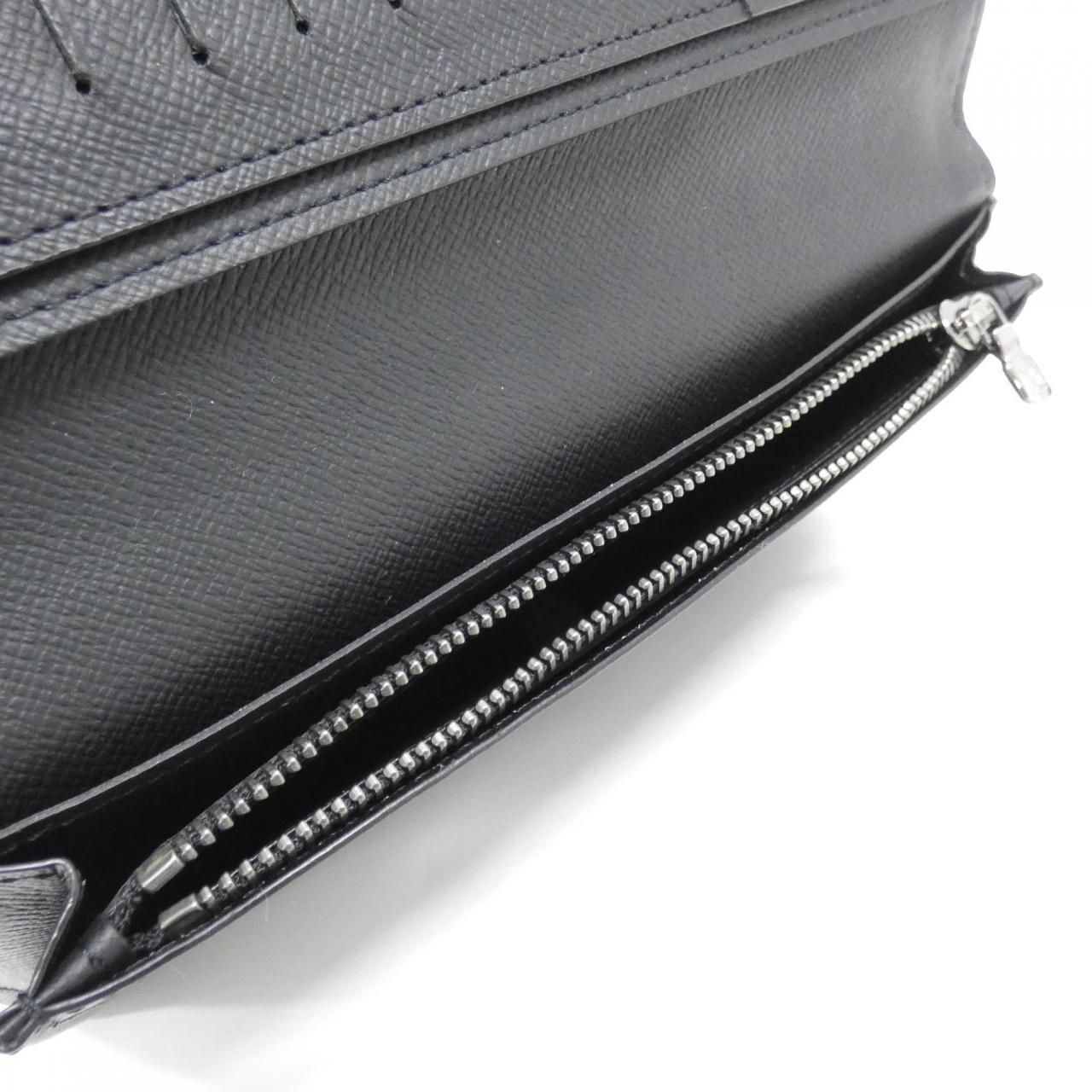 Louis Vuitton Monogram Eclipse Portefeuille Brazza Wallet — view 5