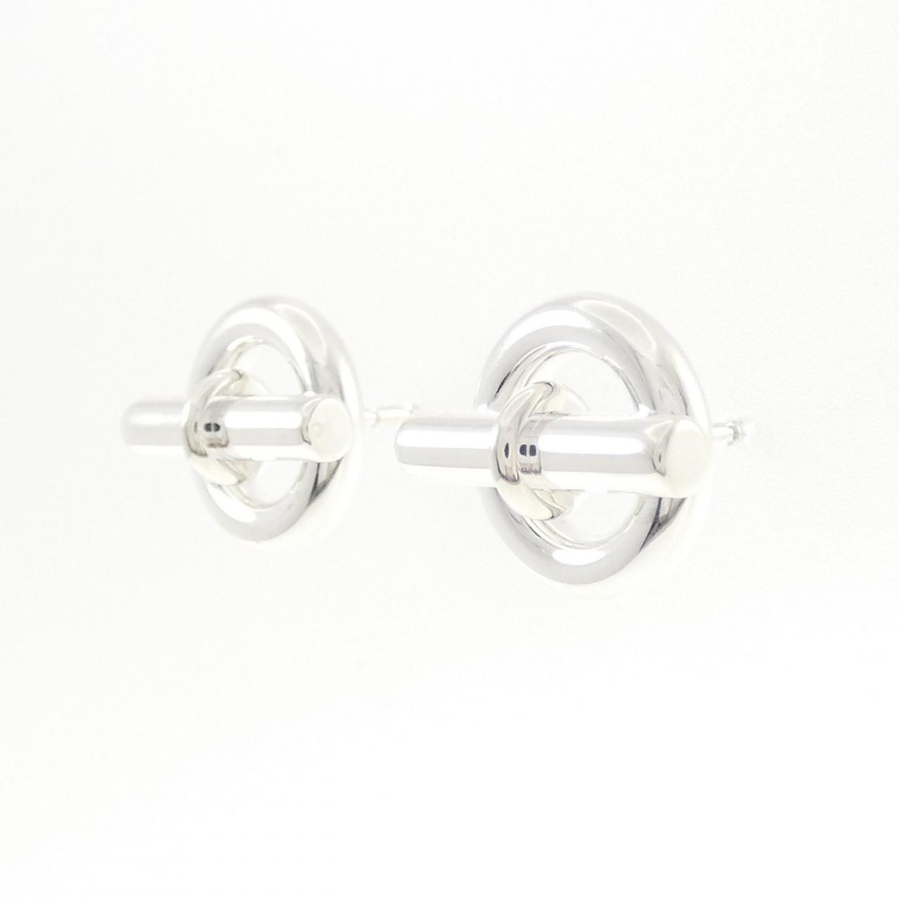 Hermes Mini Chaine D'ancre Earrings — view 2