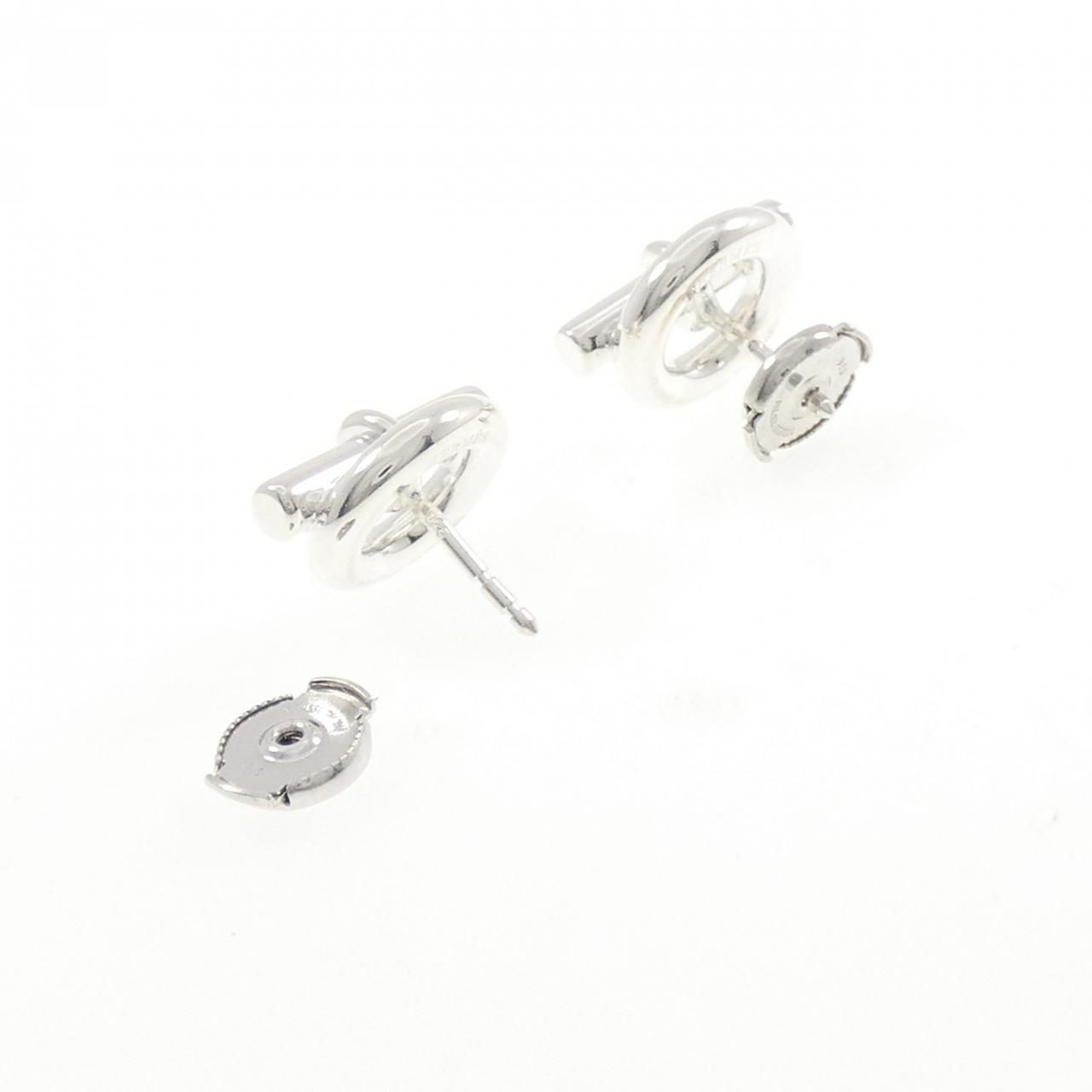 Hermes Mini Chaine D'ancre Earrings — view 3