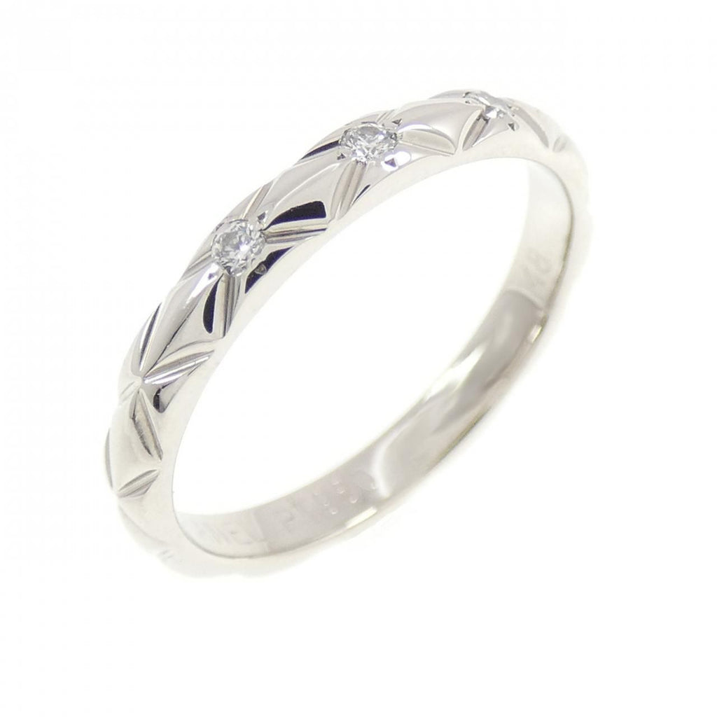 Chanel Diamond Ring Silver
