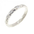 Chanel Diamond Ring Silver