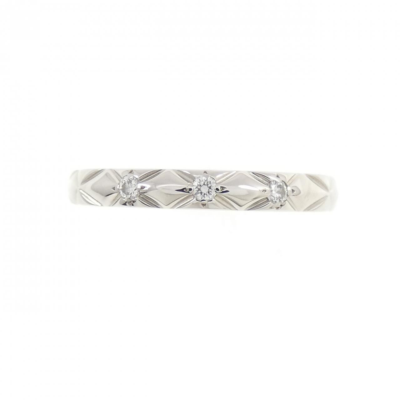 Chanel Diamond Ring Silver — view 2