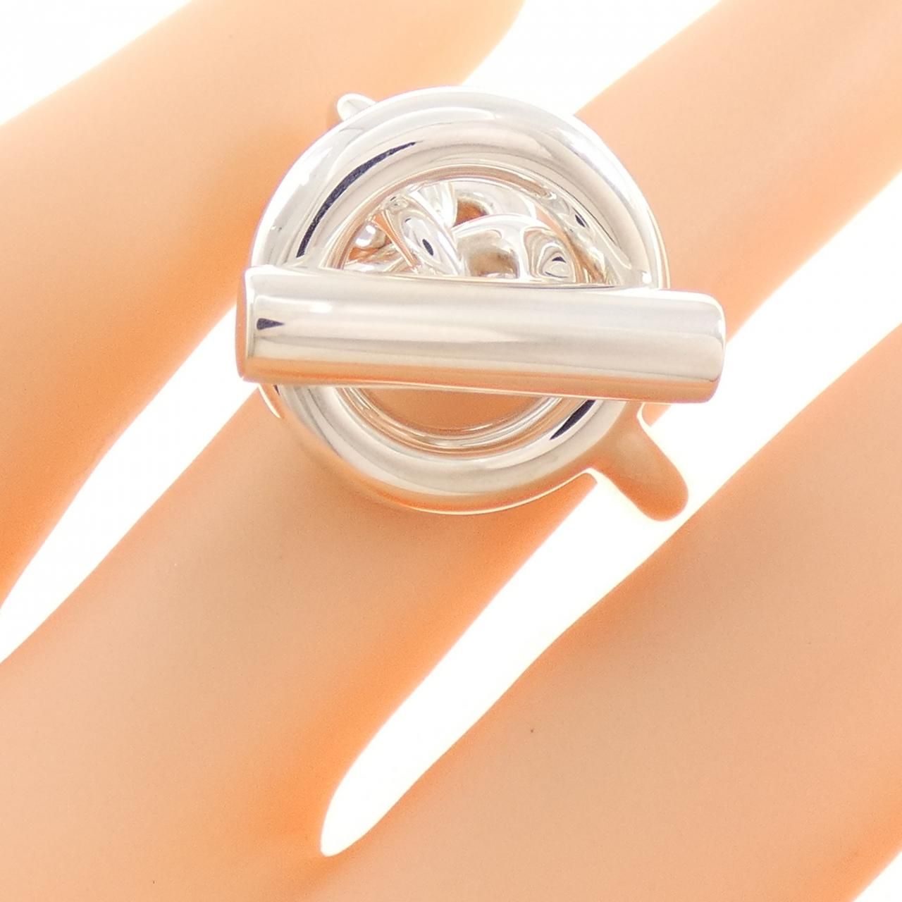Hermes Croisette Ring Silver — view 5