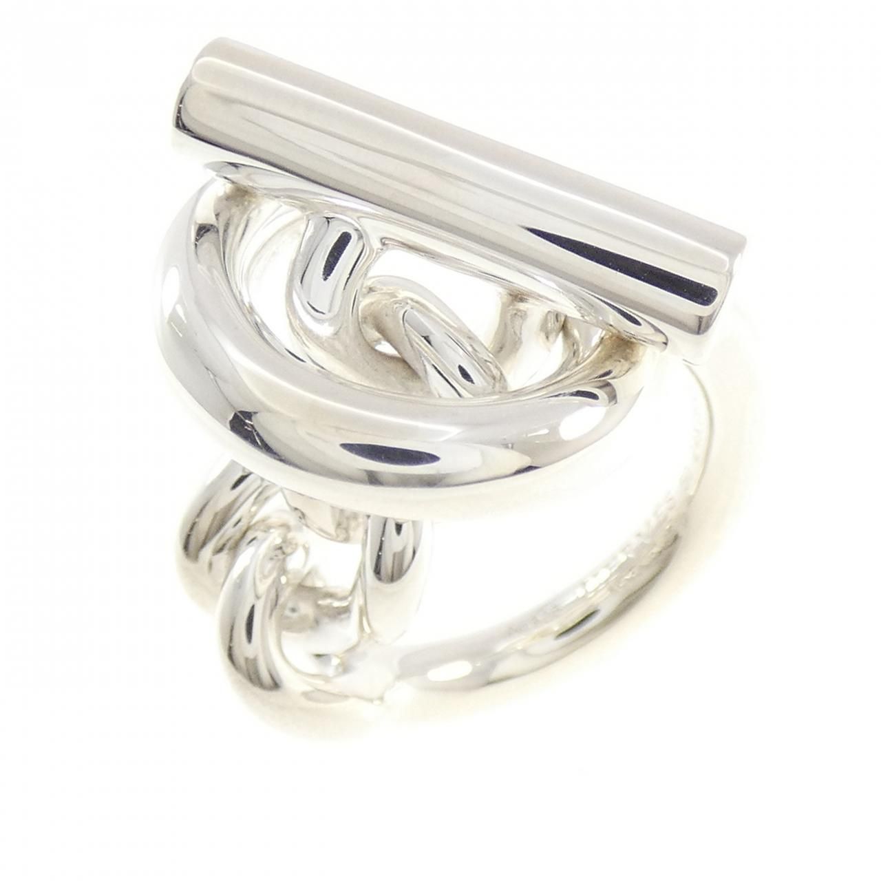 Hermes Croisette Ring Silver