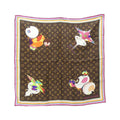 Louis Vuitton Monogram Carre Super Flat Scarf