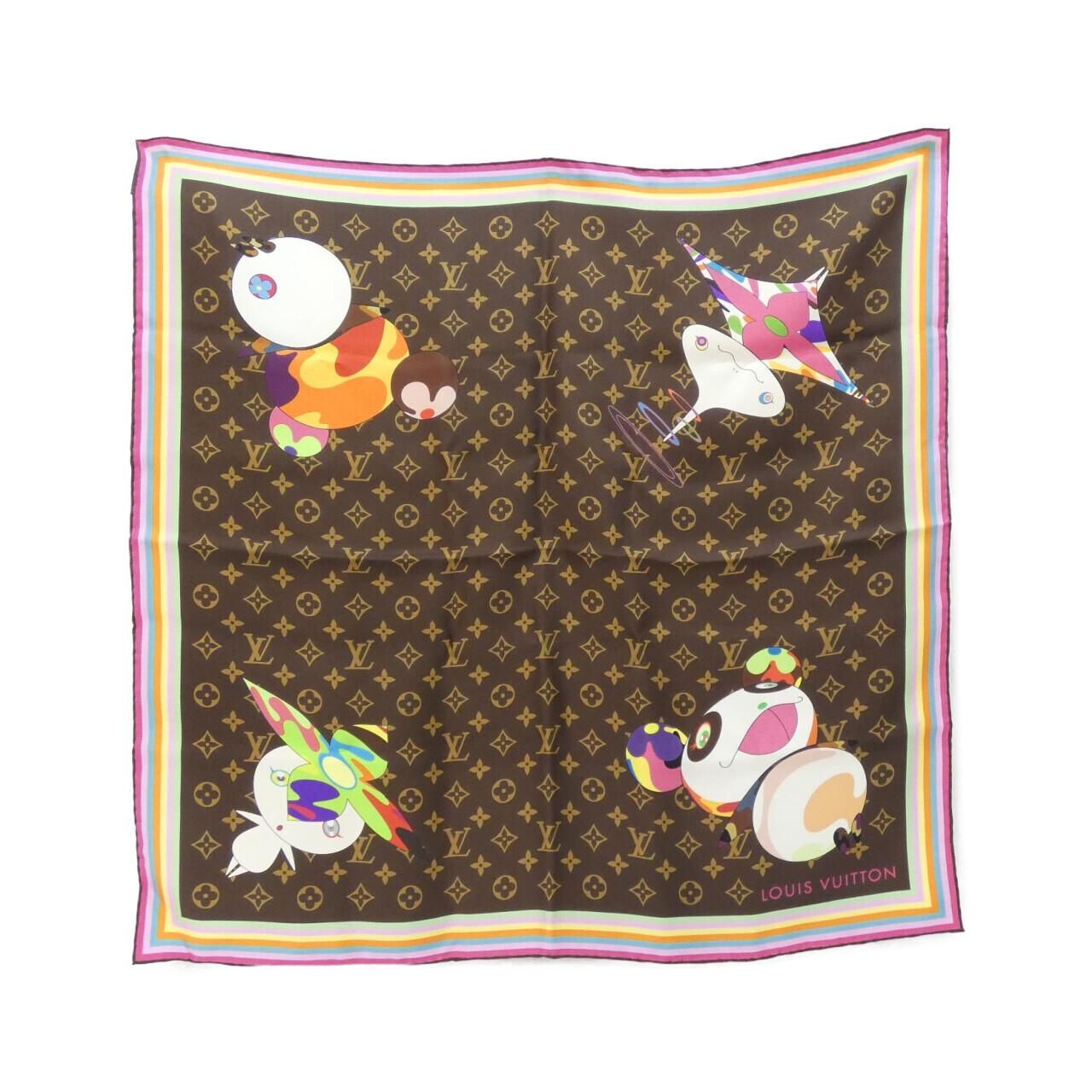Louis Vuitton Monogram Carre Super Flat Scarf