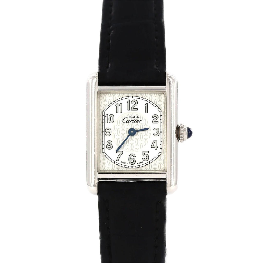 Cartier Must Tank Silver Quartz Watch