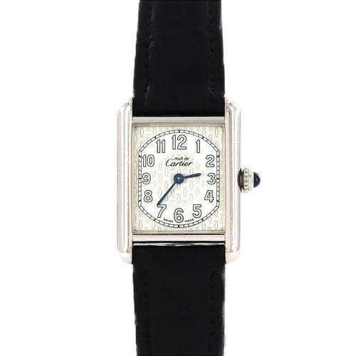 Cartier Must Tank Silver Quartz Watch
