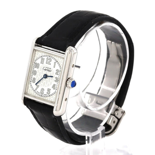 Cartier Must Tank Silver Quartz Watch — view 2