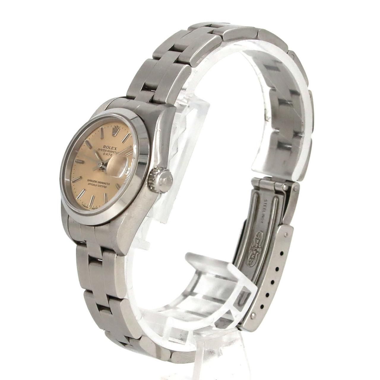 Rolex Oyster Perpetual Date SS Automatic Winding S Number Watch — view 2