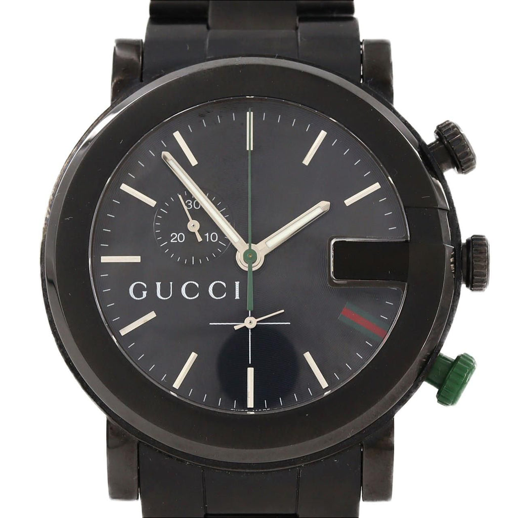 Gucci Chrono Pvd SS Quartz Watch