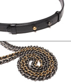 Chanel Shoulder Bag Gabrielle de Double Chain Silver Gold Hobo 30 — view 8