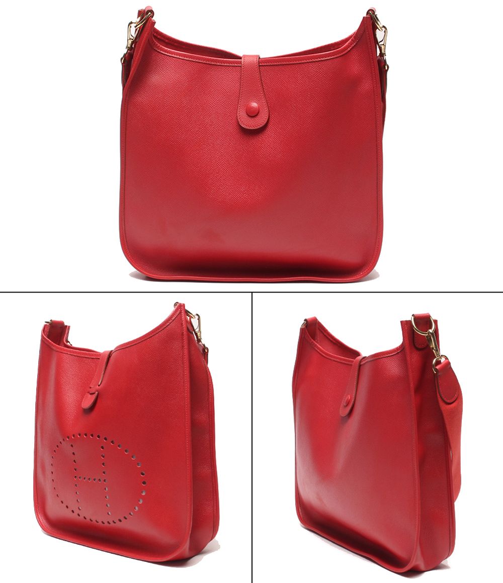 Hermes Shoulder Bag Crossbody Gold Evelyne 1 PM — view 2