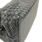 Bottega Veneta Handbag Intrecciato Black Leather — view 6